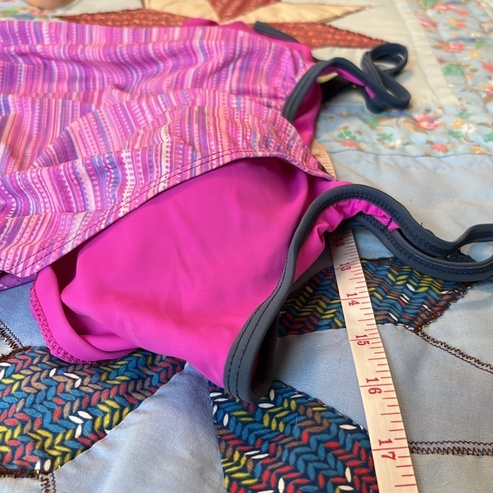 Free Country Blouson Tankini Top - Picture 10 of 11